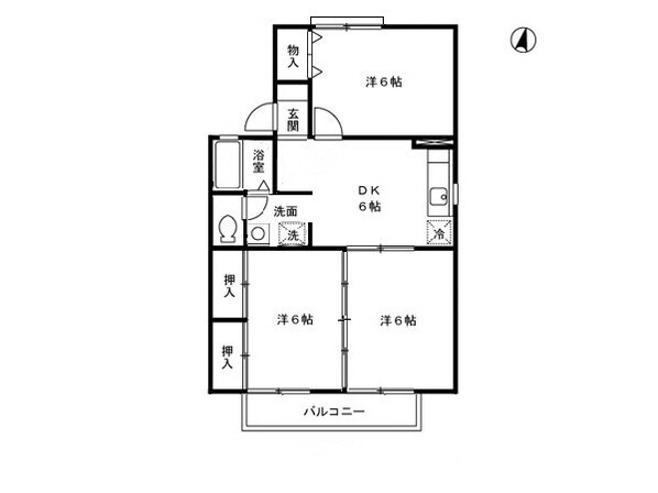 セジュール・ドエルの物件間取画像